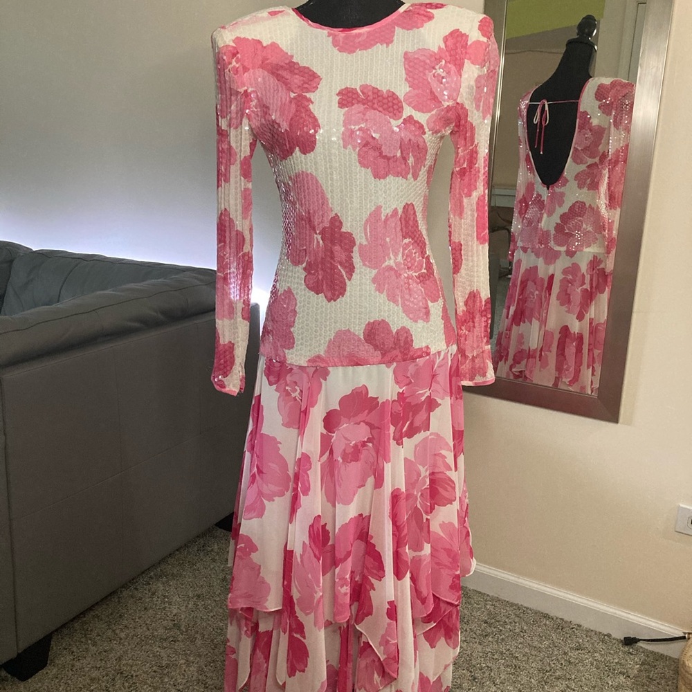 A.J BARI  Vintage sequin dress